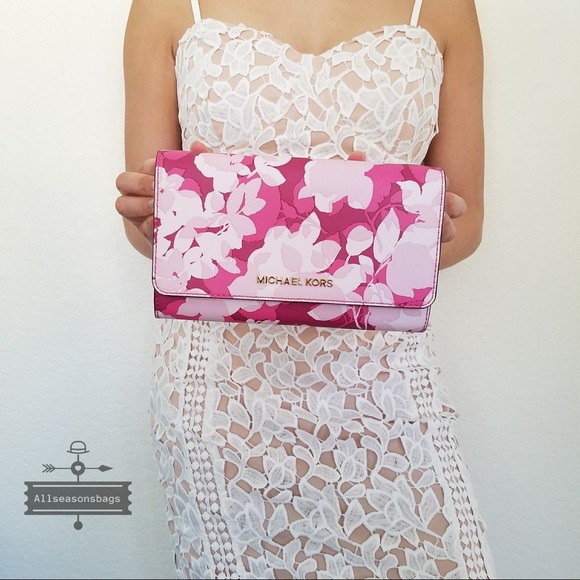 NWT Michael Kors Jet set travel crossbody granita - Picture 7 of 8